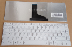 Bàn phím Laptop Toshiba L800, L805, L835, L840, L845 (Màu Trắng)_2