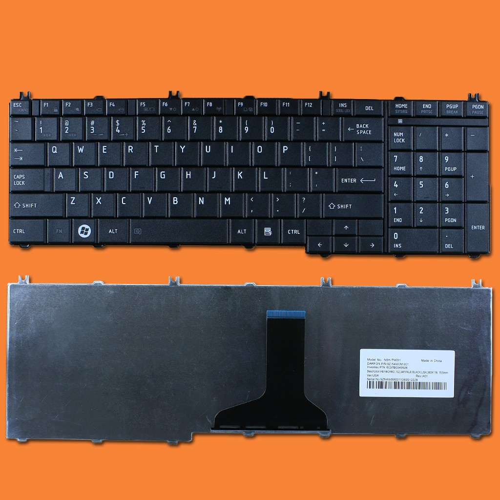 Kết quả hình ảnh cho Tên sản phẩm Bàn phím laptop Toshiba satellite L740, L740D, L745, L745D Dùng cho Linh kiện Bàn phím dùng cho laptop Toshiba satellite L740, L740D, L745, L745D Loại bàn phím Bàn phím chìm, Giao diện Tiếng Anh (chuẩn US) Màu sắc Đen